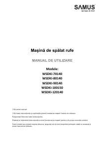 Manual Samus WSDKI-100150 Mașină de spălat