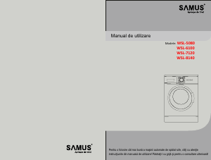 Manual Samus WSL-7120 Mașină de spălat