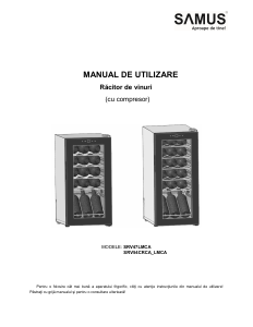 Manual Samus SRV47CRCA Răcitor vin