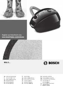 Használati útmutató Bosch BGL3A330 Porszívó