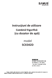 Manual Samus SCX342D Combina frigorifica