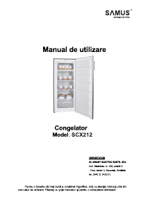 Manual Samus SCX212 Congelator