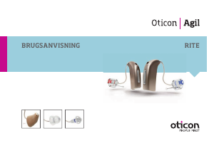 Brugsanvisning Oticon Agil Høreapparat