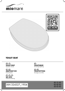 Manual Miomare IAN 324327 Toilet Seat