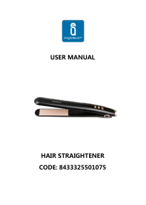 Manuale Aigostar 8433325501075 Piastra per capelli