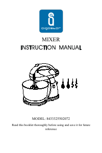 Manual Aigostar 8433325502072 Misturador da mão