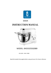Manual Aigostar 8433325502089 Stand Mixer