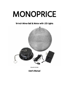 Manual Monoprice 612265 Disco Ball