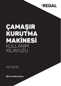 Kullanım kılavuzu Regal KM 9212 Kurutma makinesi