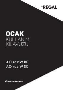 Kullanım kılavuzu Regal AO 7051W BC Ocak