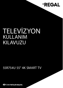 Kullanım kılavuzu Regal 55R754U LED televizyon