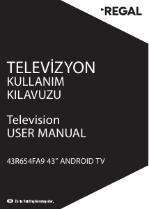 Manual Regal 43R654FA9 LED Television