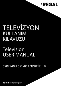 Manual Regal 55R7540U LED Television
