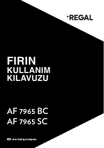 Kullanım kılavuzu Regal AF 7965 SC Fırın