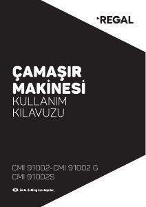 Kullanım kılavuzu Regal CMI 91002 Çamaşır makinesi