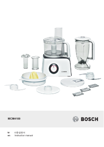 Handleiding Bosch MCM4100AU Keukenmachine