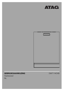 Manual ATAG DW7114OXB Dishwasher