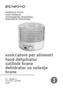 Manual Enkho 148448.01 Food Dehydrator