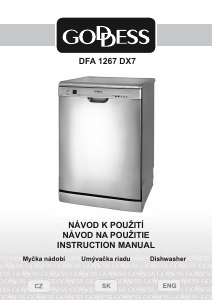 Manuál Goddess DFA 1267 DX7 Myčka na nádobí