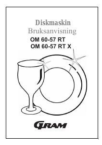 Bruksanvisning Gram OM 60-57 RT Diskmaskin