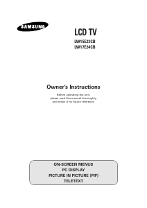 Manual Samsung LW15E23C LCD Monitor