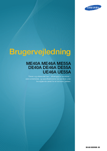 Brugsanvisning Samsung ME55A LCD-skærm
