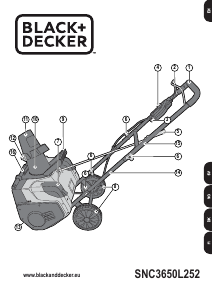 Handleiding Black and Decker SNC3650L252 Sneeuwblazer