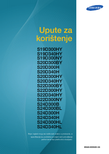 Priručnik Samsung S22D300HY LCD zaslon