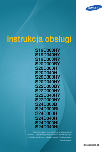 Instrukcja Samsung S22D300NY Monitor LCD