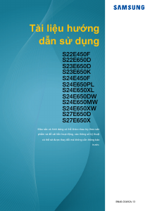 Hướng dẫn sử dụng Samsung S22E450F Màn hình LCD