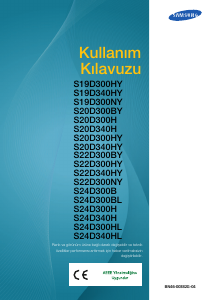 Kullanım kılavuzu Samsung S24D300B LCD ekran