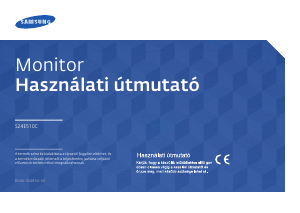 Használati útmutató Samsung S24E510C LCD-monitor