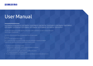 Manual Samsung S24F350FHC LCD Monitor
