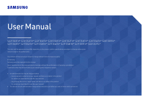 Handleiding Samsung S24F350FHC LCD monitor