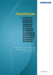 Käyttöohje Samsung S27E450B Nestekidenäyttö