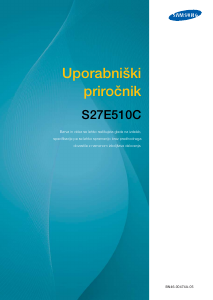 Priročnik Samsung S27E510C LCD-zaslon