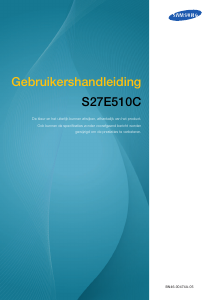 Handleiding Samsung S27E510C LCD monitor