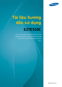 Hướng dẫn sử dụng Samsung S27E510C Màn hình LCD