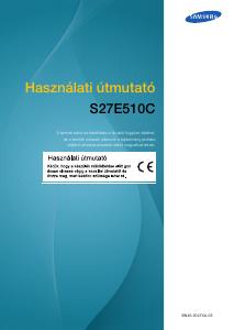 Használati útmutató Samsung S27E510C LCD-monitor