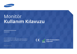 Kullanım kılavuzu Samsung S32E590C LCD ekran