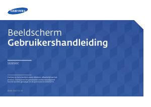 Handleiding Samsung S32E590C LCD monitor