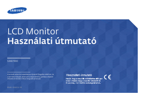 Használati útmutató Samsung S34E790C LCD-monitor
