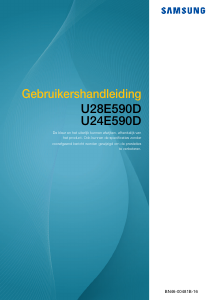 Handleiding Samsung U28E590D LCD monitor