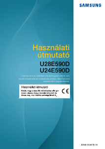 Használati útmutató Samsung U28E590D LCD-monitor