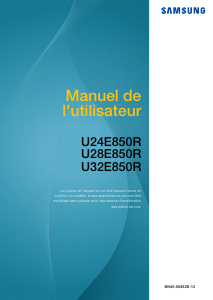 Mode d’emploi Samsung U28E850R Moniteur LCD
