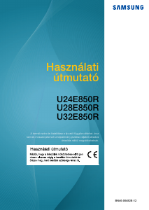 Használati útmutató Samsung U28E850R LCD-monitor