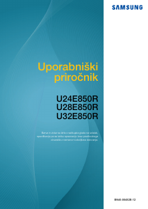 Priročnik Samsung U32E850R LCD-zaslon