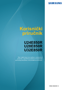 Priručnik Samsung U32E850R LCD zaslon