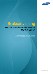 Bruksanvisning Samsung UE46A LCD skärm