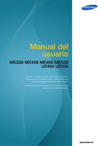 Manual de uso Samsung UE55A Monitor de LCD